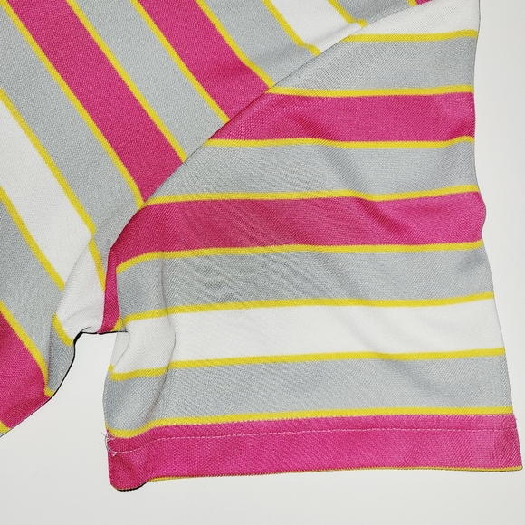 Callaway Polo Disney Mickey Mouse Pink Striped Embroidered size Large - Picture 5 of 14